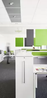 Filzfabrik M&K Gebäude Büro Designfilz Farben akustische & Designfilze